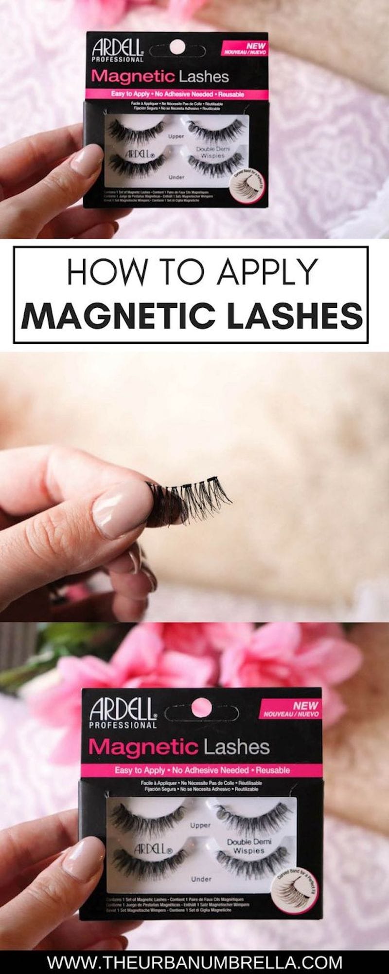 How to Apply Ardell Magnetic Lashes