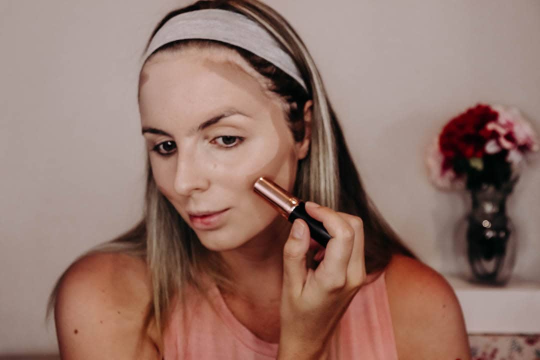 Easy Cream Contour and Highlight Routine
