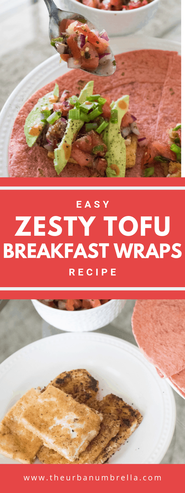 Crispy Tofu Breakfast Wraps