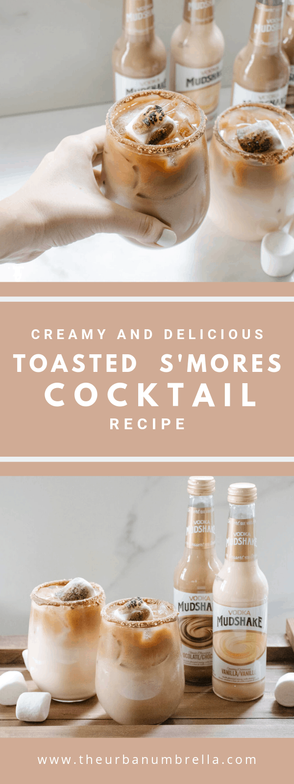 Looking for a delicious drink to enjoy by the campfire, or on your patio? Then be sure to try this EASY and super yummy Toasted S'mores Cocktail recipe!