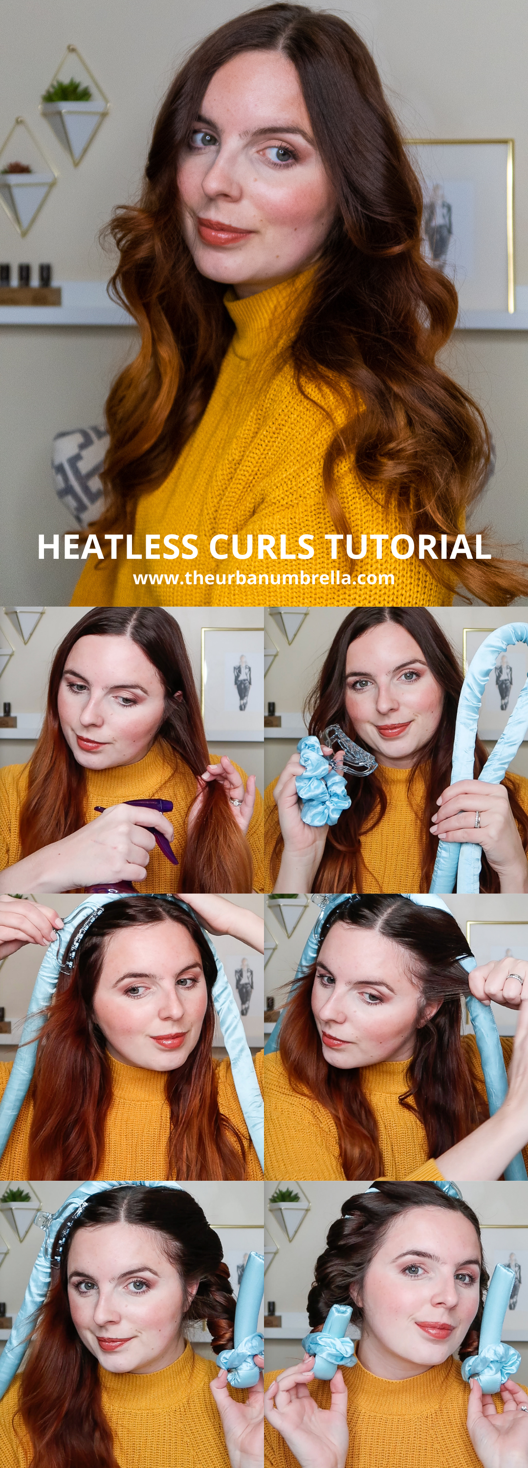 How to Curl Your Hair with a Heatless Curling Rod