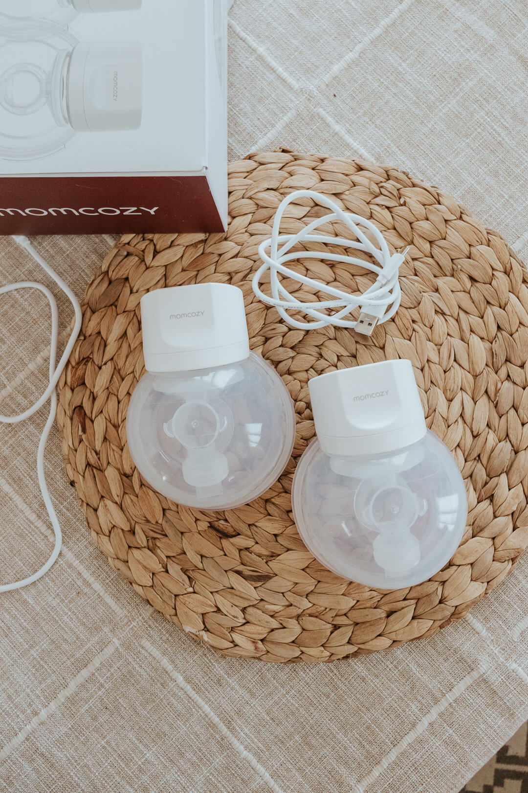 Momcozy S12 Pro Electric Breast Pump Hands Free, Wearable Breast Pump 24mm  Gray 